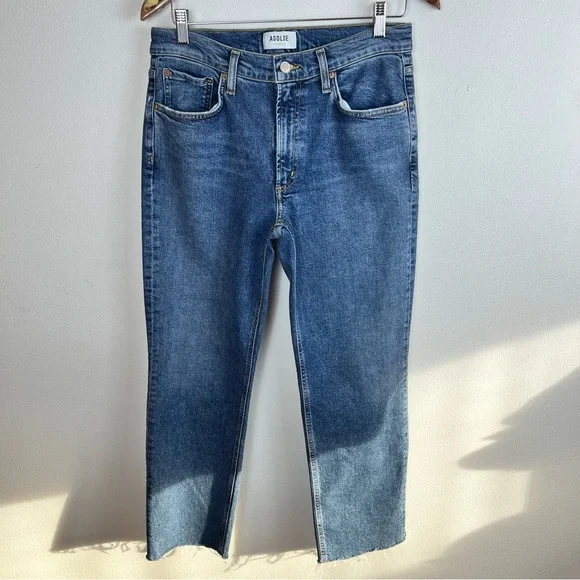 AGOLDE Kye Mid Rise Straight Leg Jeans